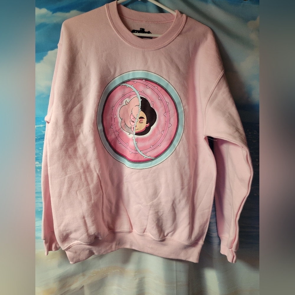 Cartoon Network NWOT Steven Universe Pink Sweatshirt Women's‎ Size Medium